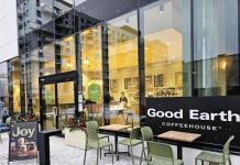 Good Earth Coffeehouse opens near The Beaches, Toronto Good Earth Coffee House at Queen & Ash Bridge